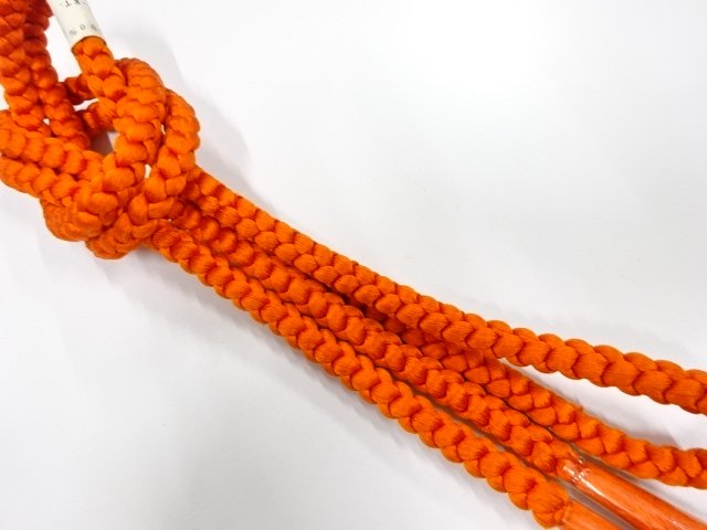 未使用品　正絹　手組帯締め